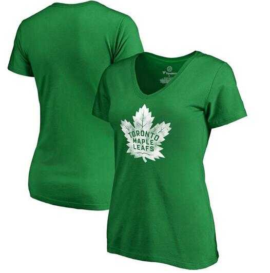 Women Toronto Maple Leafs Fanatics Branded St. Patrick's Day White Logo T-Shirt Kelly Green FengYun,We sell and wholesale Women Toronto Maple Leafs Fanatics Branded St. Patrick's Day White Logo T-Shirt Kelly Green FengYun on line form chian!
